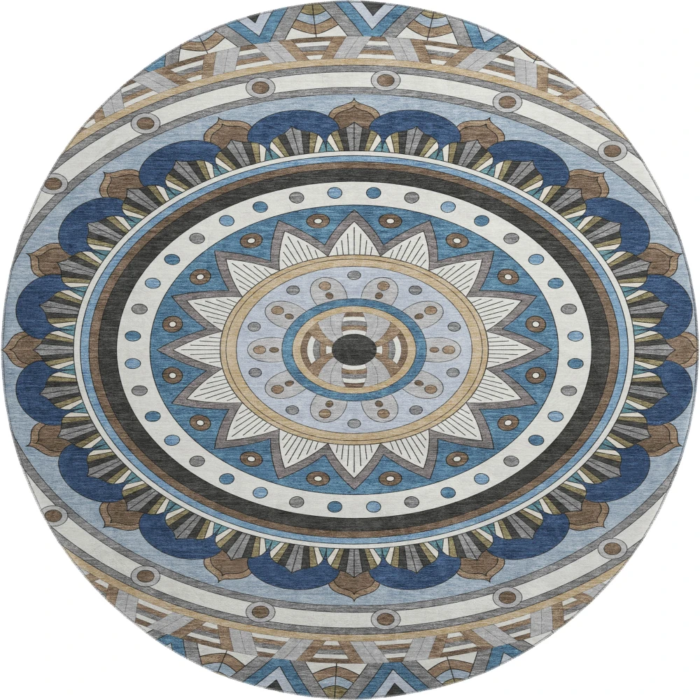 Mayfield AMF2277 Denim 8' x 8' Rug