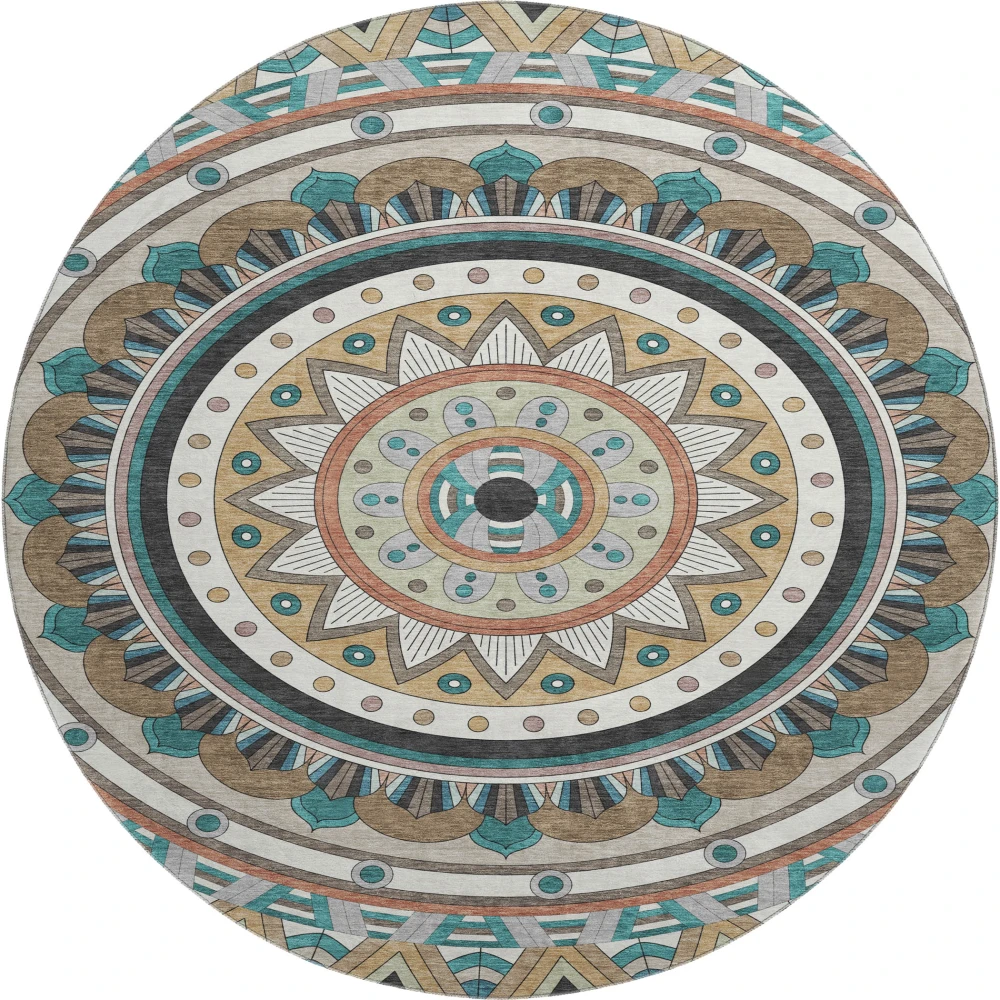 Mayfield AMF2277 Taupe 8' x 8' Rug