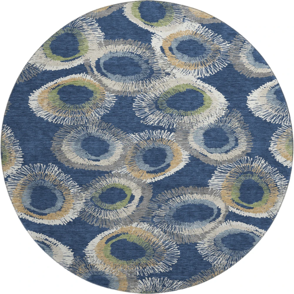 Mayfield AMF2278 Navy 8' x 8' Rug