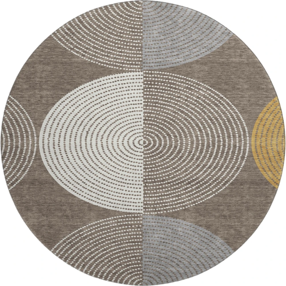 Mayfield AMF2281 Brown 8' x 8' Rug