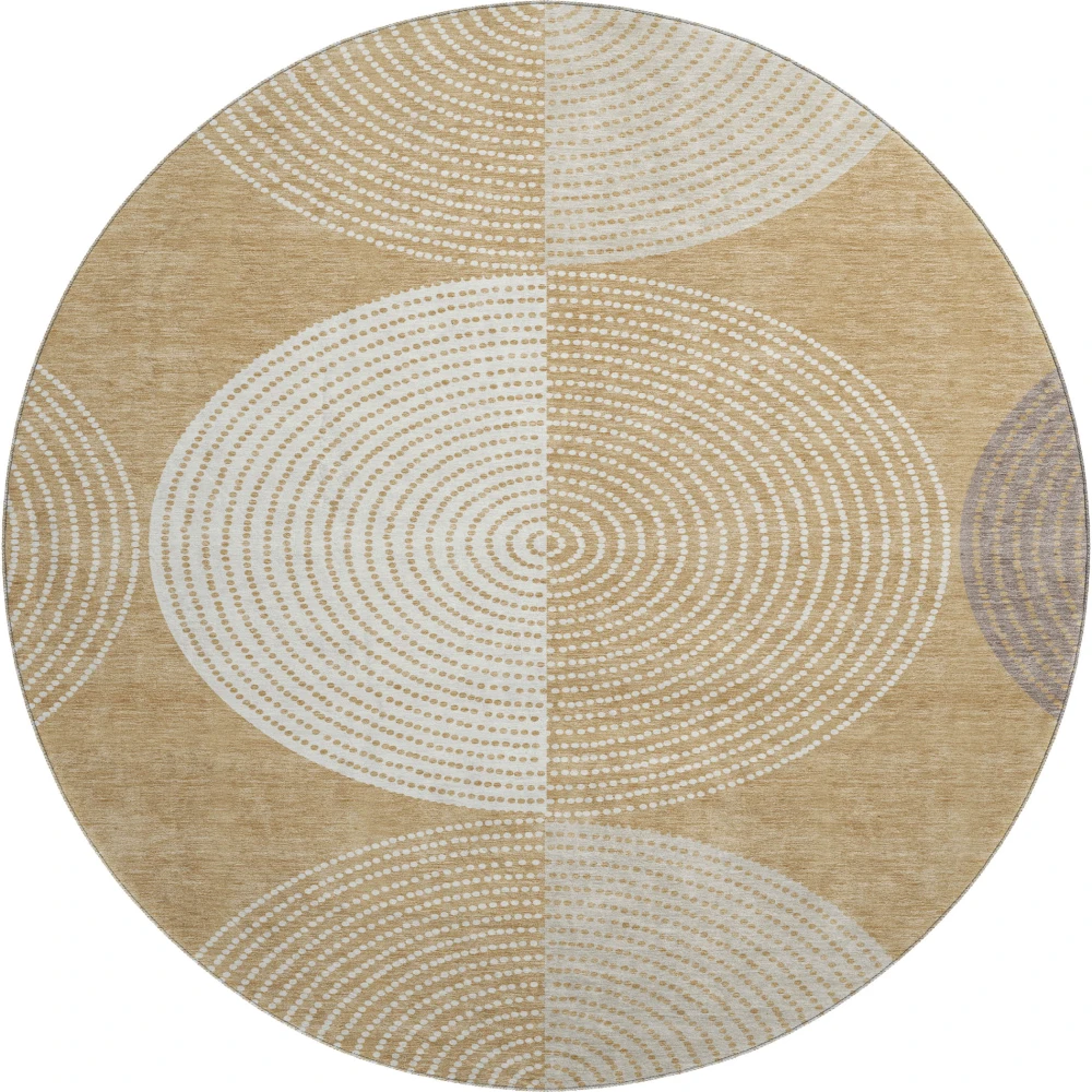 Mayfield AMF2281 Gold 8' x 8' Rug