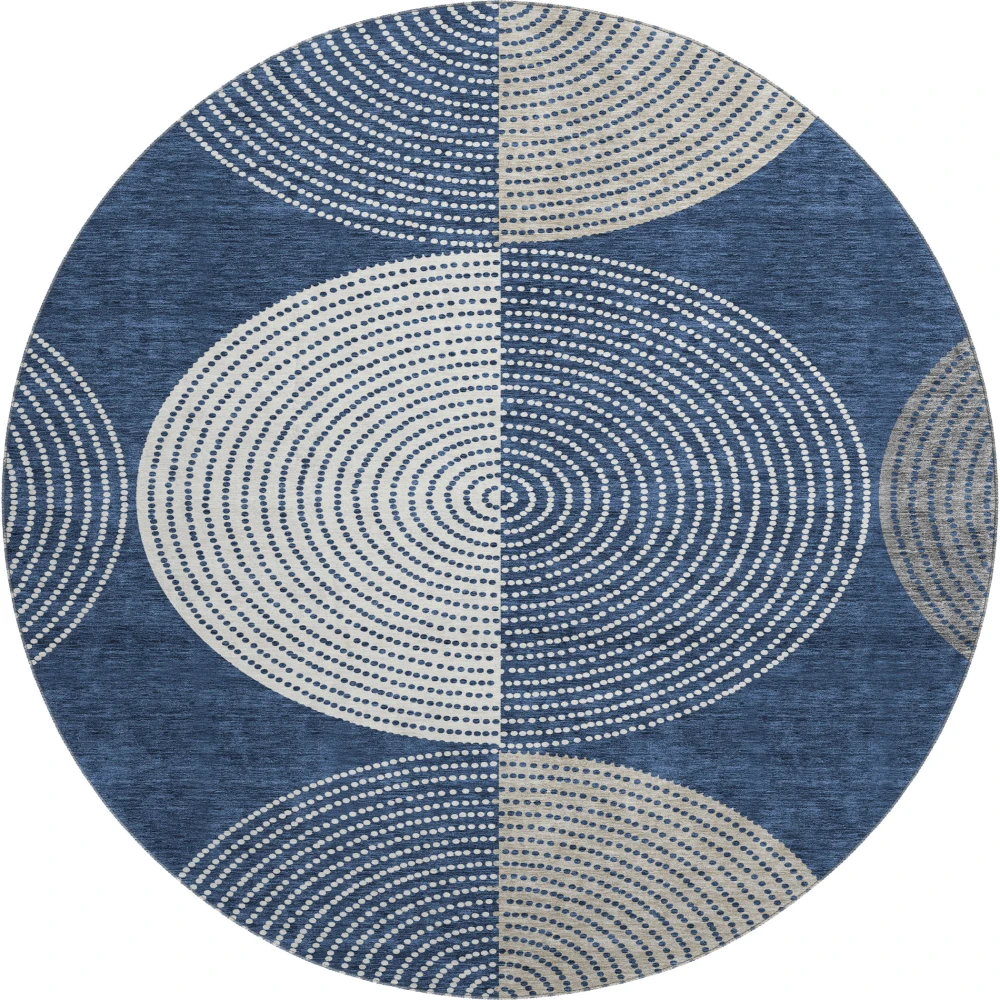 Mayfield AMF2281 Navy 8' x 8' Rug