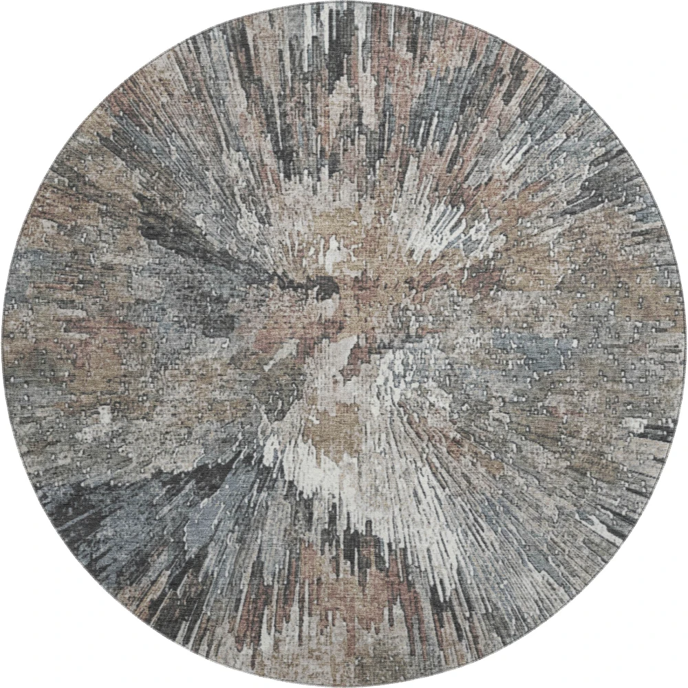 Mayfield AMF2283 Brown 8' x 8' Rug