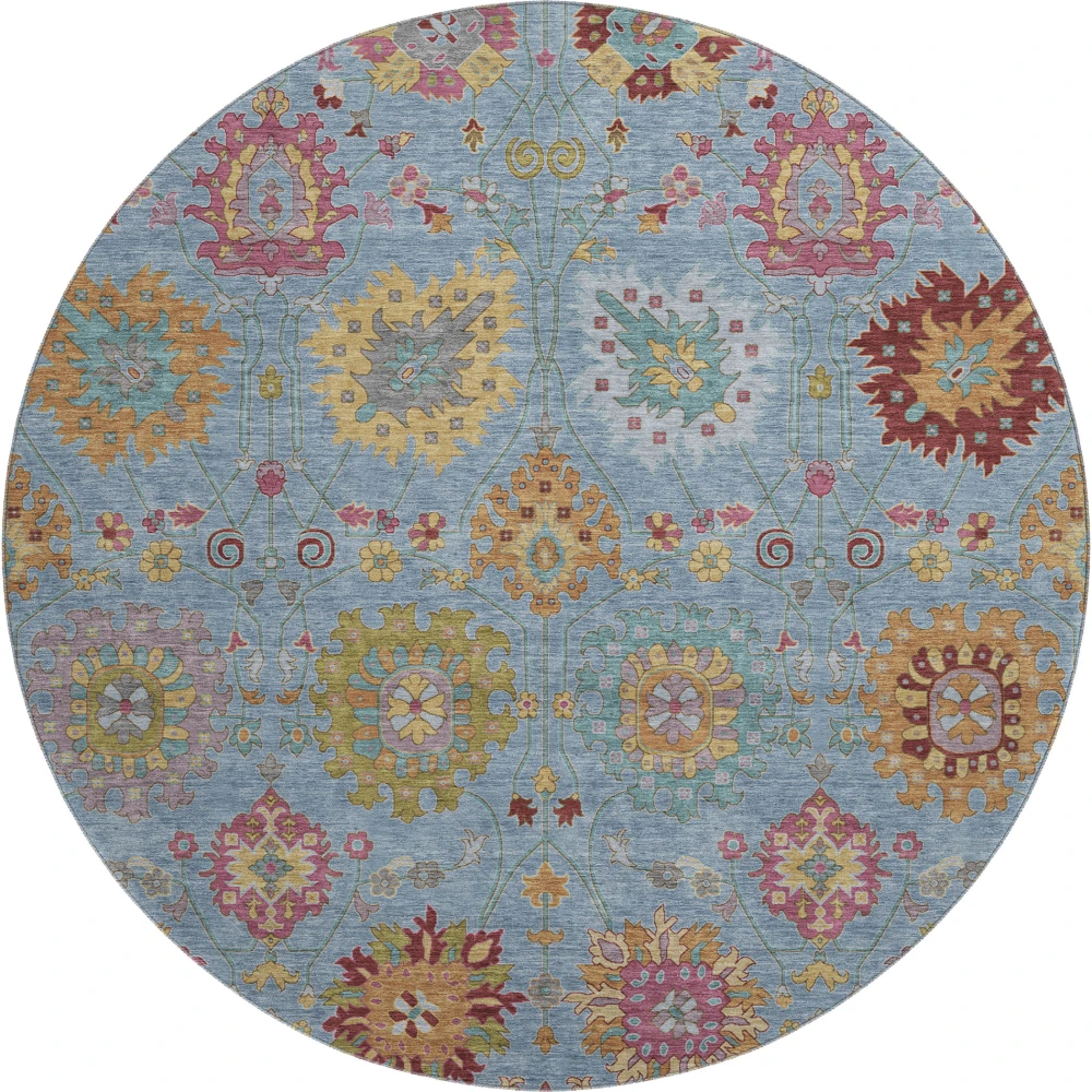 Mayfield AMF2288 Blue 8' x 8' Rug
