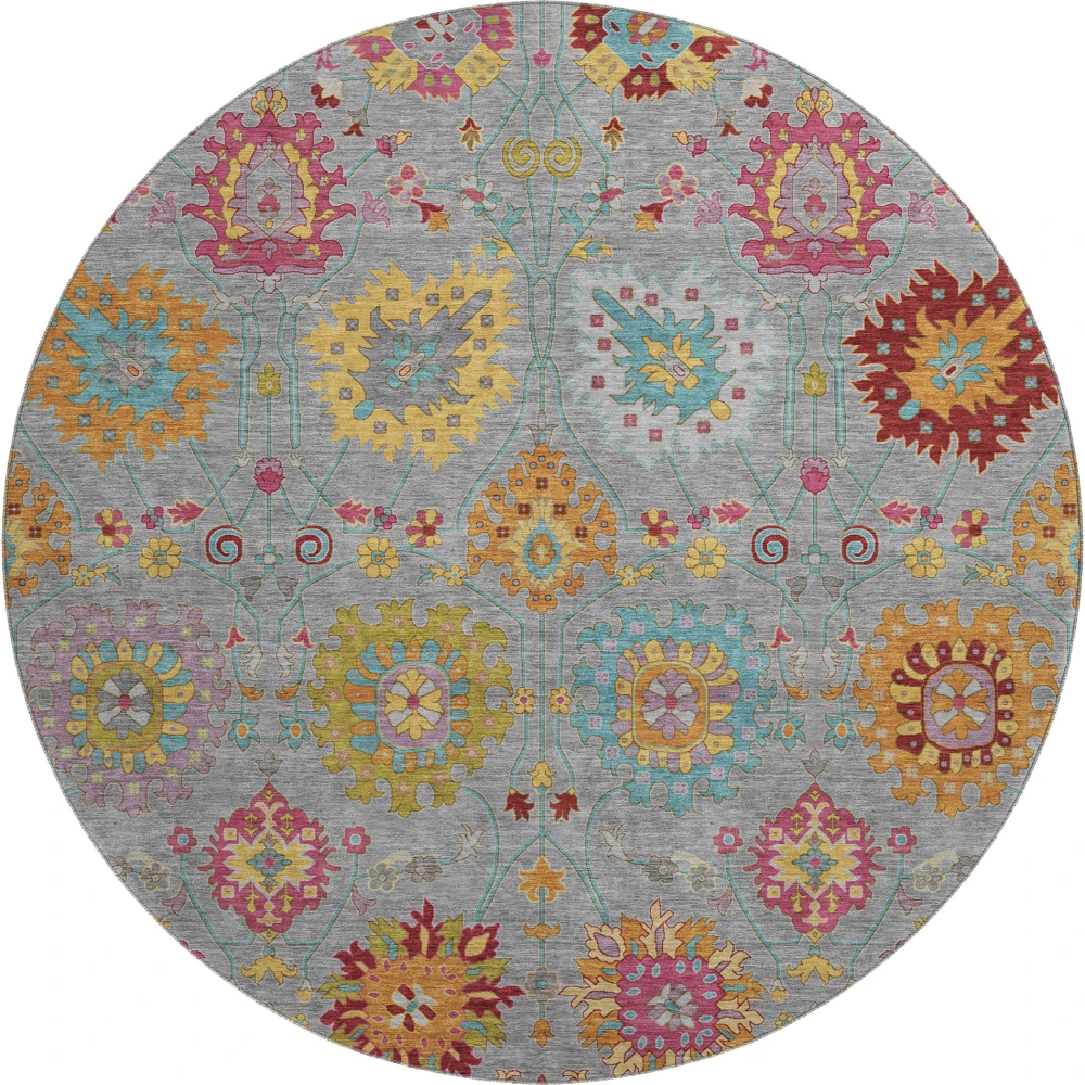 Mayfield AMF2288 Gray 8' x 8' Rug