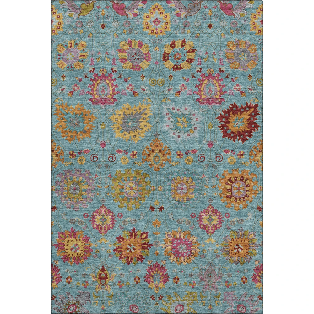 Mayfield AMF2288 Teal 3' x 5' Rug