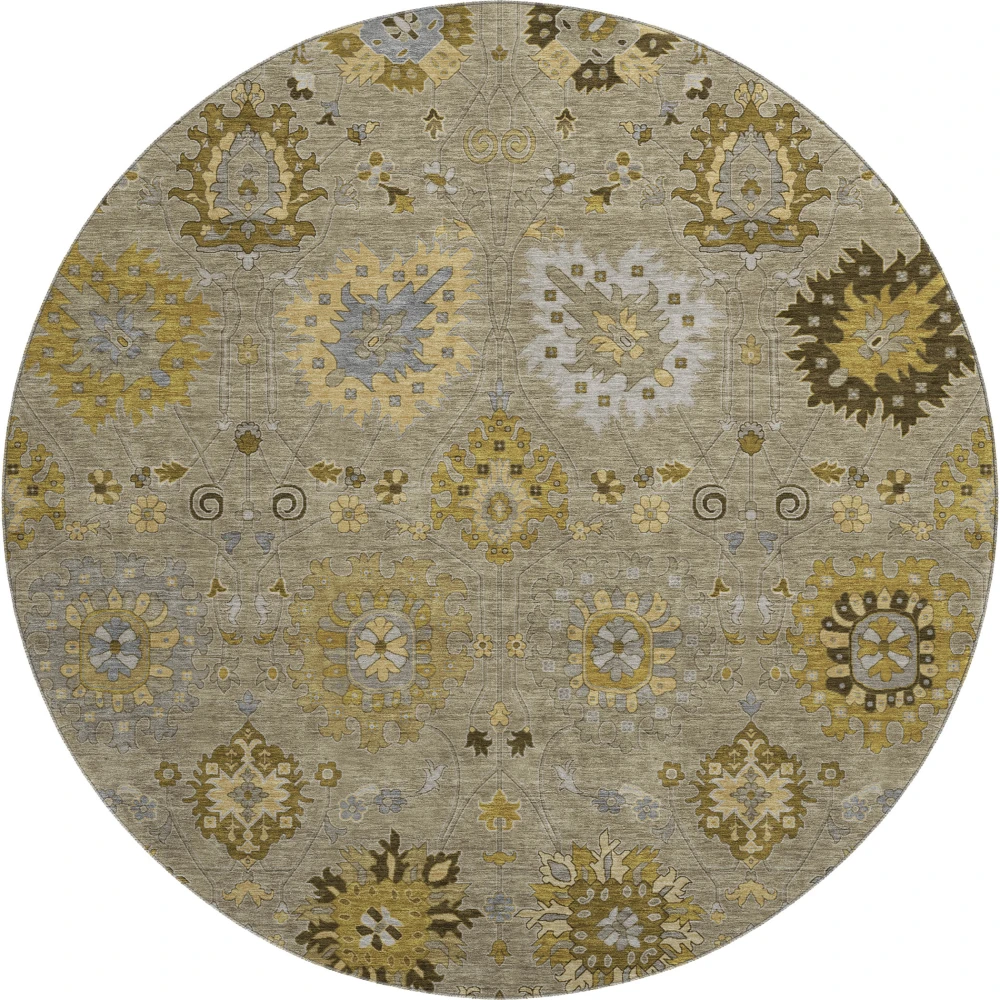 Mayfield AMF2289 Khaki 8' x 8' Rug