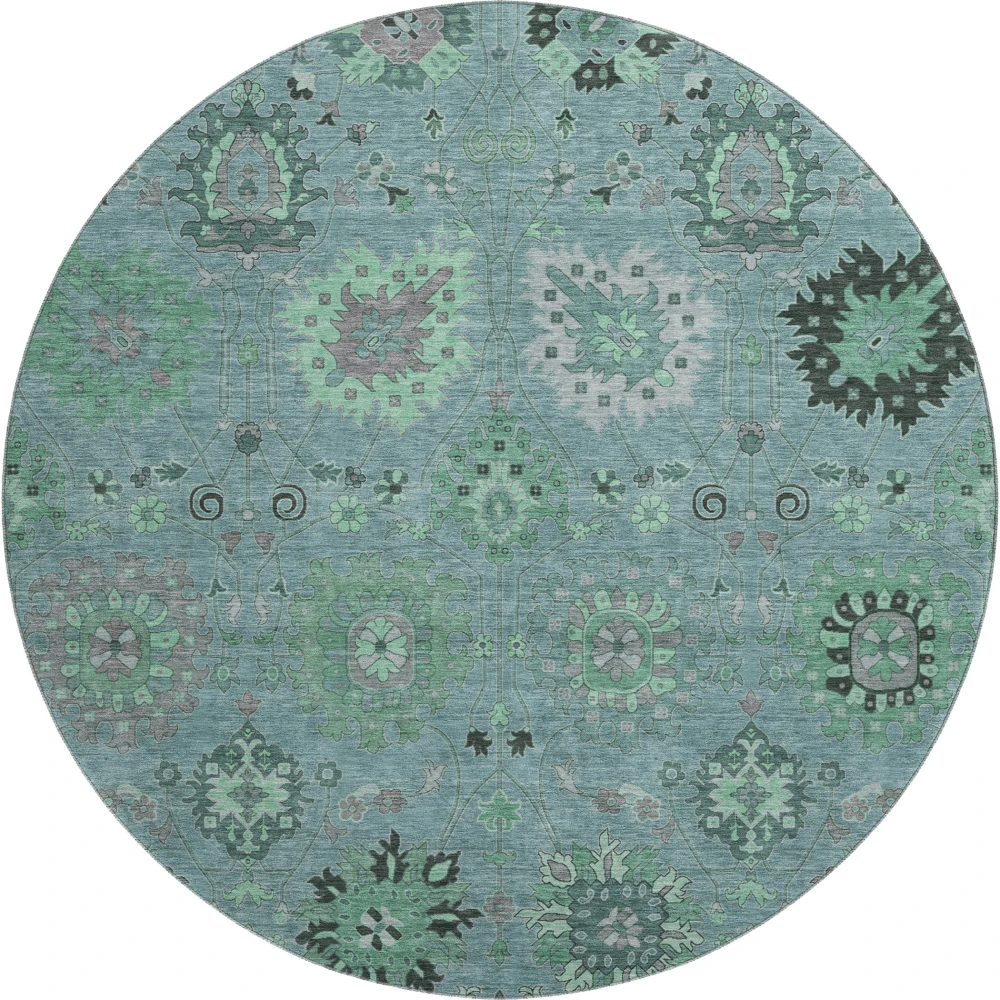 Mayfield AMF2289 Teal 8' x 8' Rug