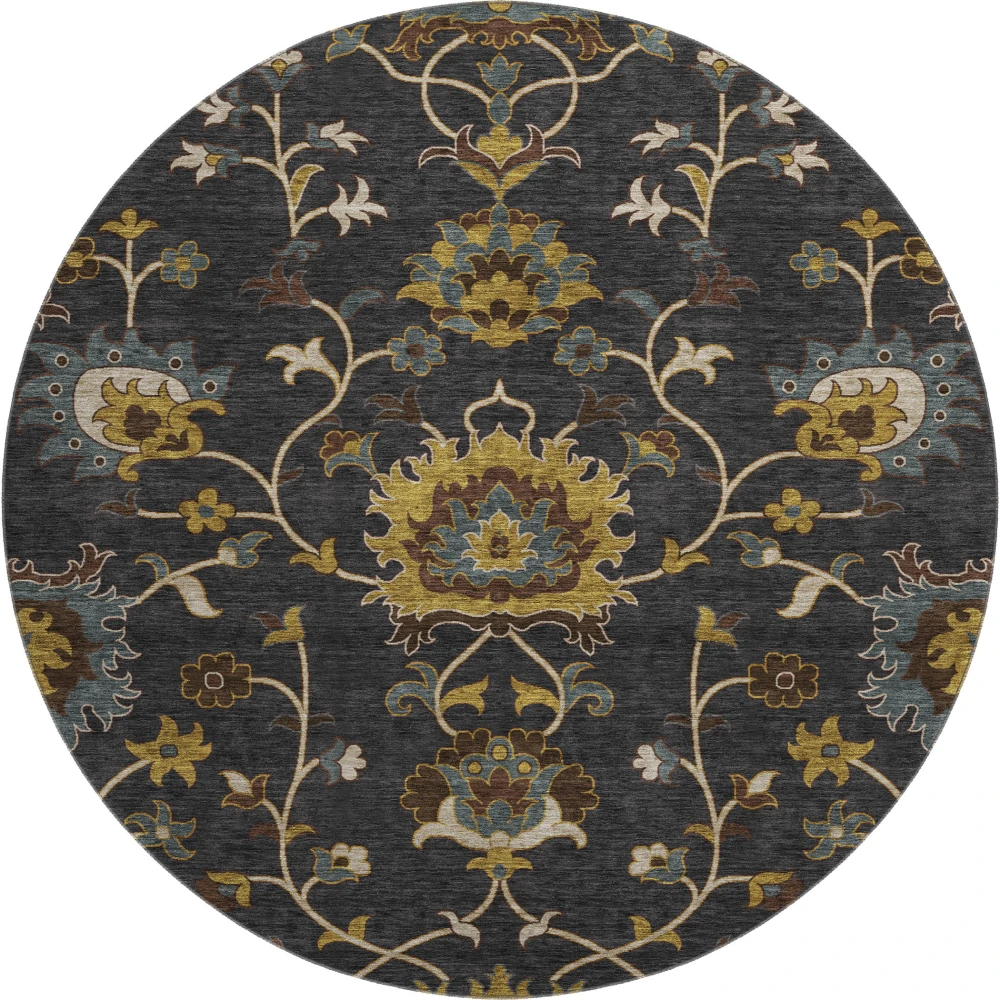 Mayfield AMF2290 Black 8' x 8' Rug