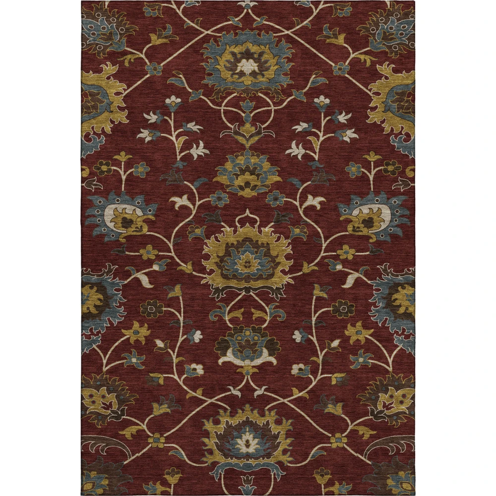 Mayfield AMF2290 Burgundy 3' x 5' Rug