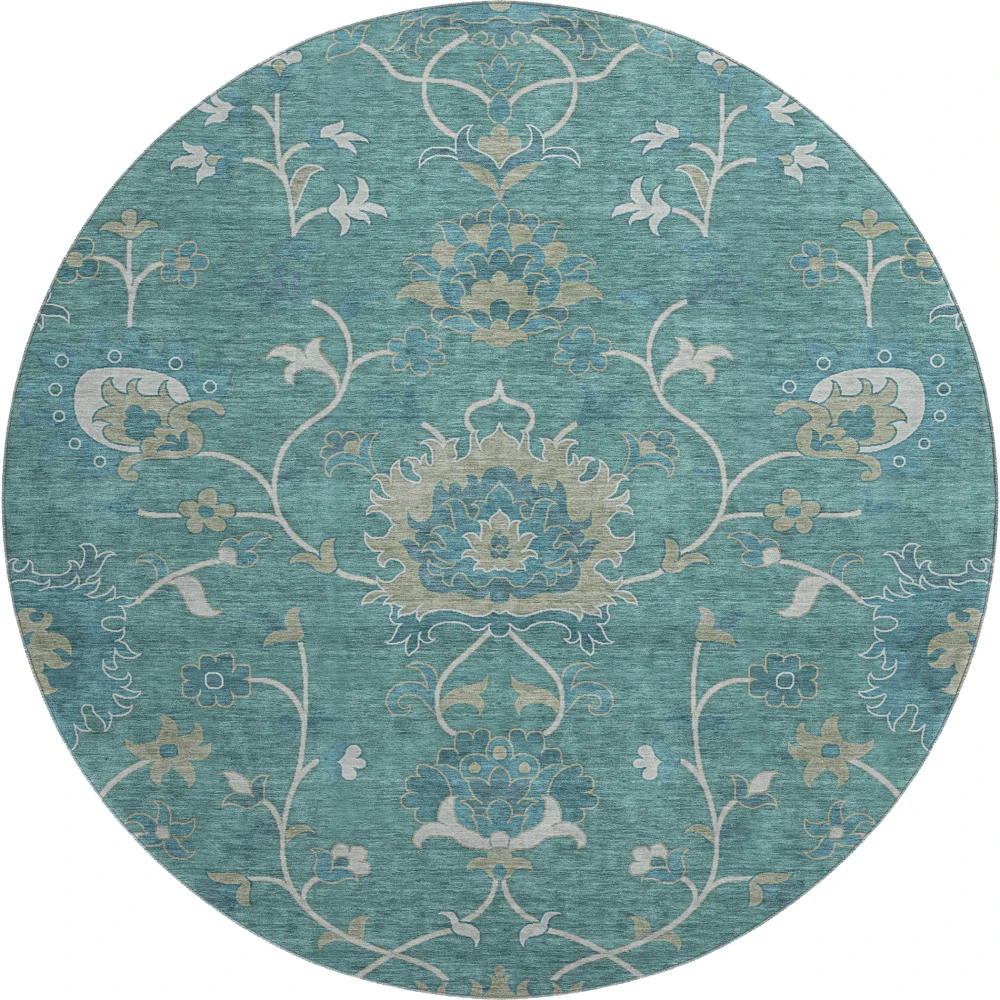 Mayfield AMF2290 Teal 8' x 8' Rug
