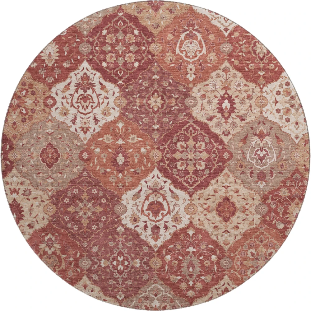 Mayfield AMF2292 Brick 8' x 8' Rug