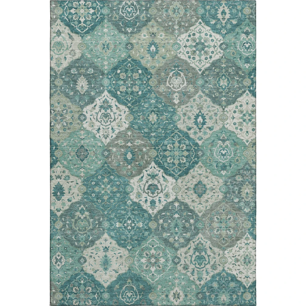 Mayfield AMF2292 Teal 3' x 5' Rug