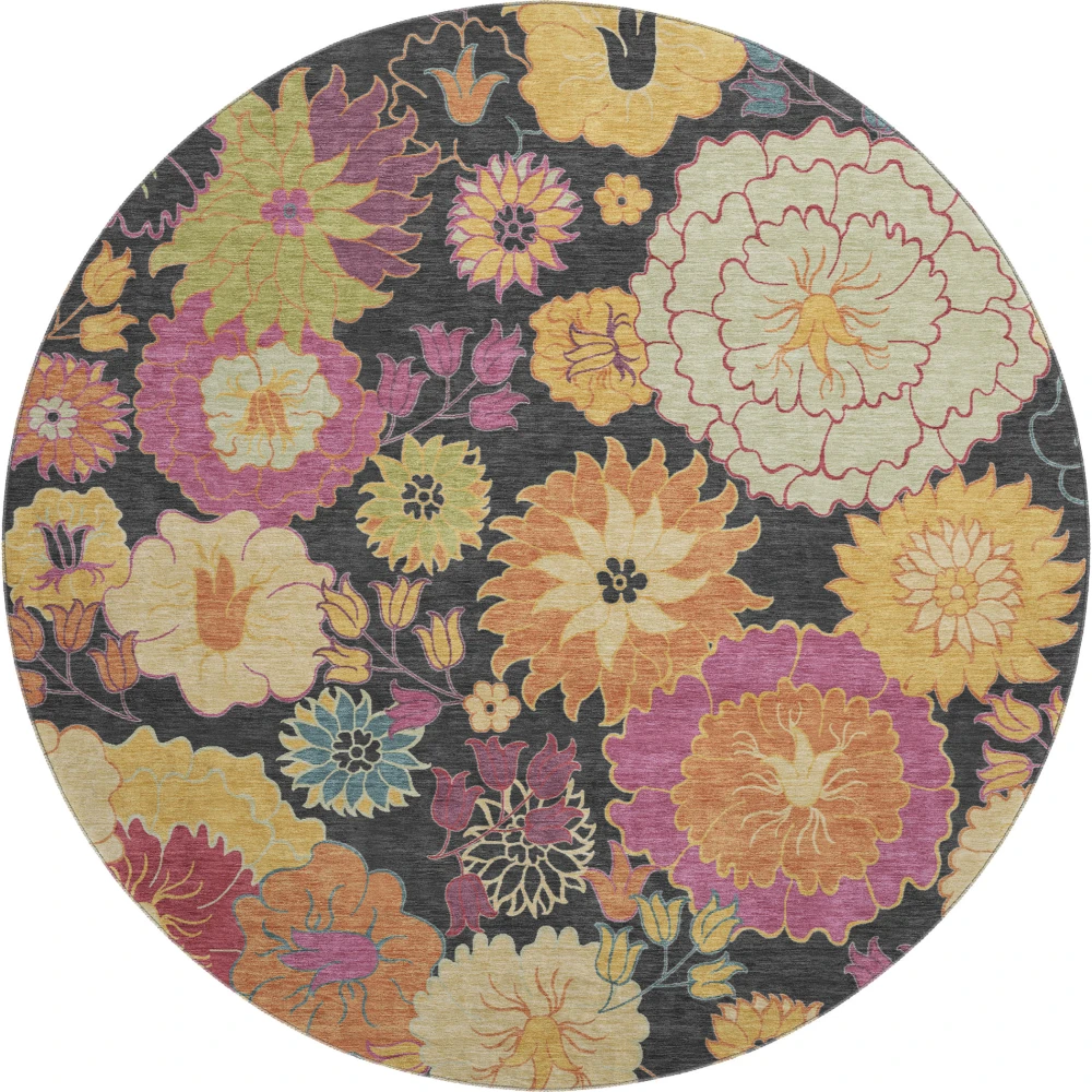 Mayfield AMF2293 Black 8' x 8' Rug