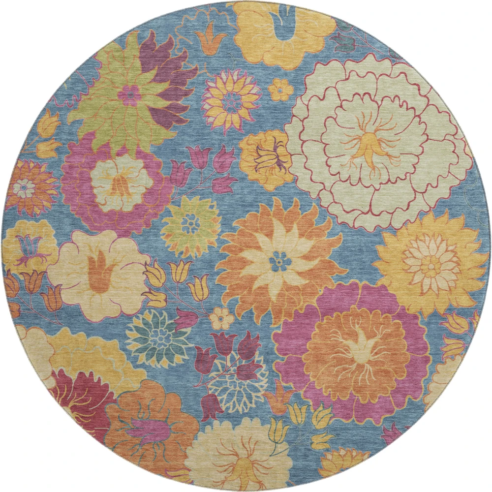 Mayfield AMF2293 Blue 8' x 8' Rug