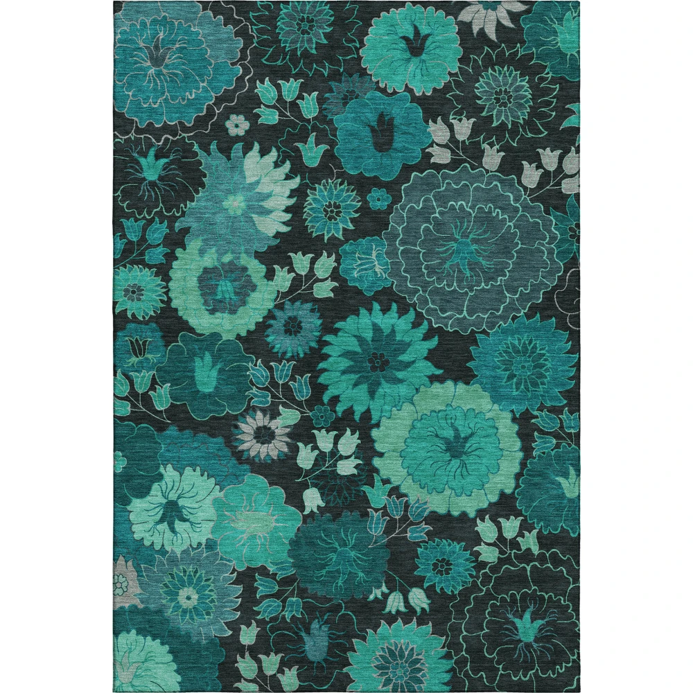 Mayfield AMF2295 Teal 9' x 12' Rug