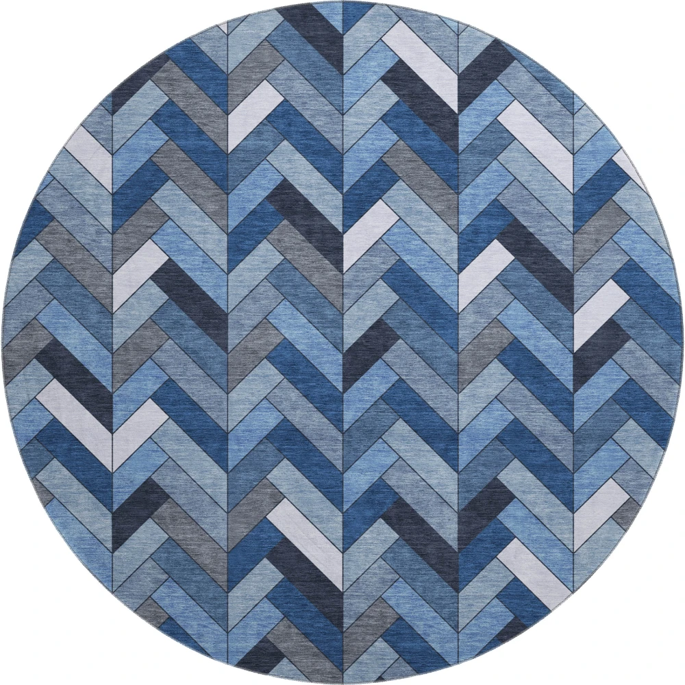 Mayfield AMF2296 Blue 8' x 8' Rug