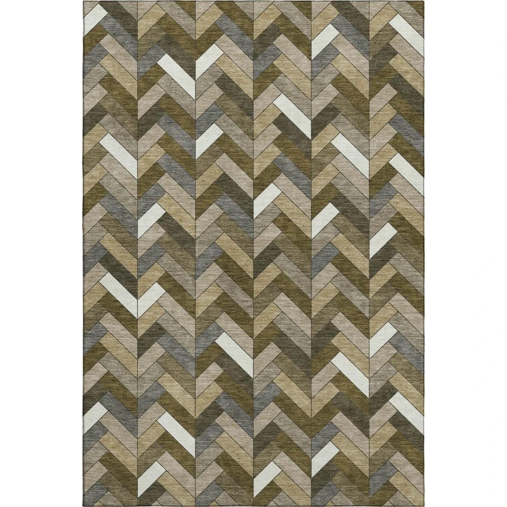Mayfield AMF2296 Brown 9' x 12' Rug