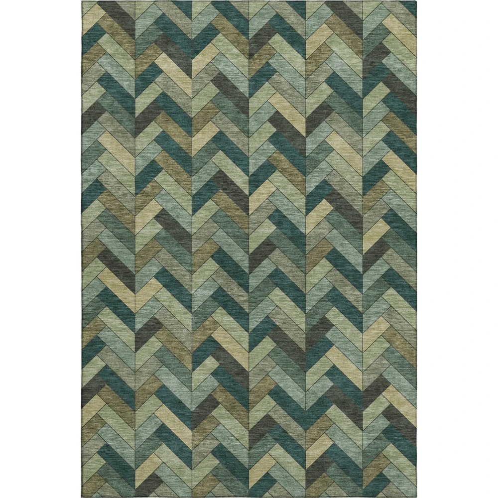 Mayfield AMF2296 Green 8' x 10' Rug