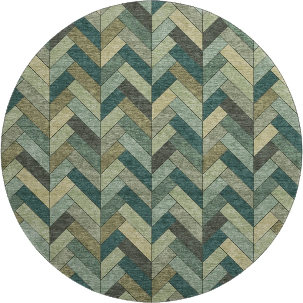 Mayfield AMF2296 Green 8' x 8' Rug