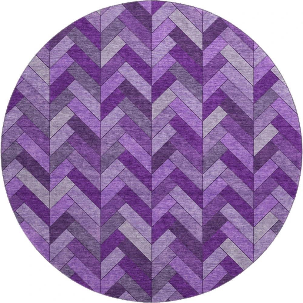 Mayfield AMF2296 Purple 8' x 8' Rug