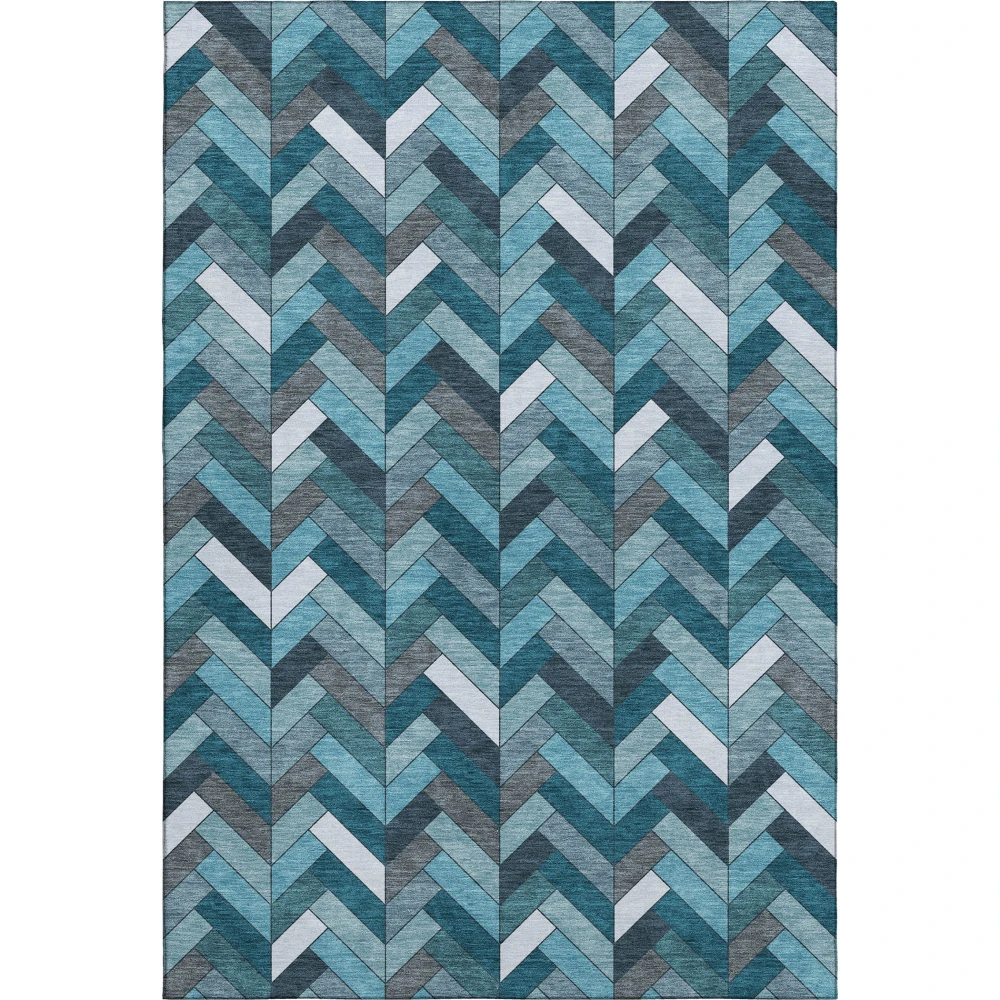 Mayfield AMF2296 Teal 8' x 10' Rug