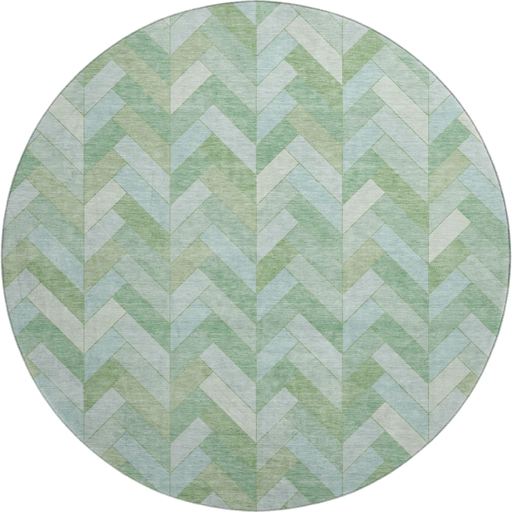Mayfield AMF2297 Green 8' x 8' Rug