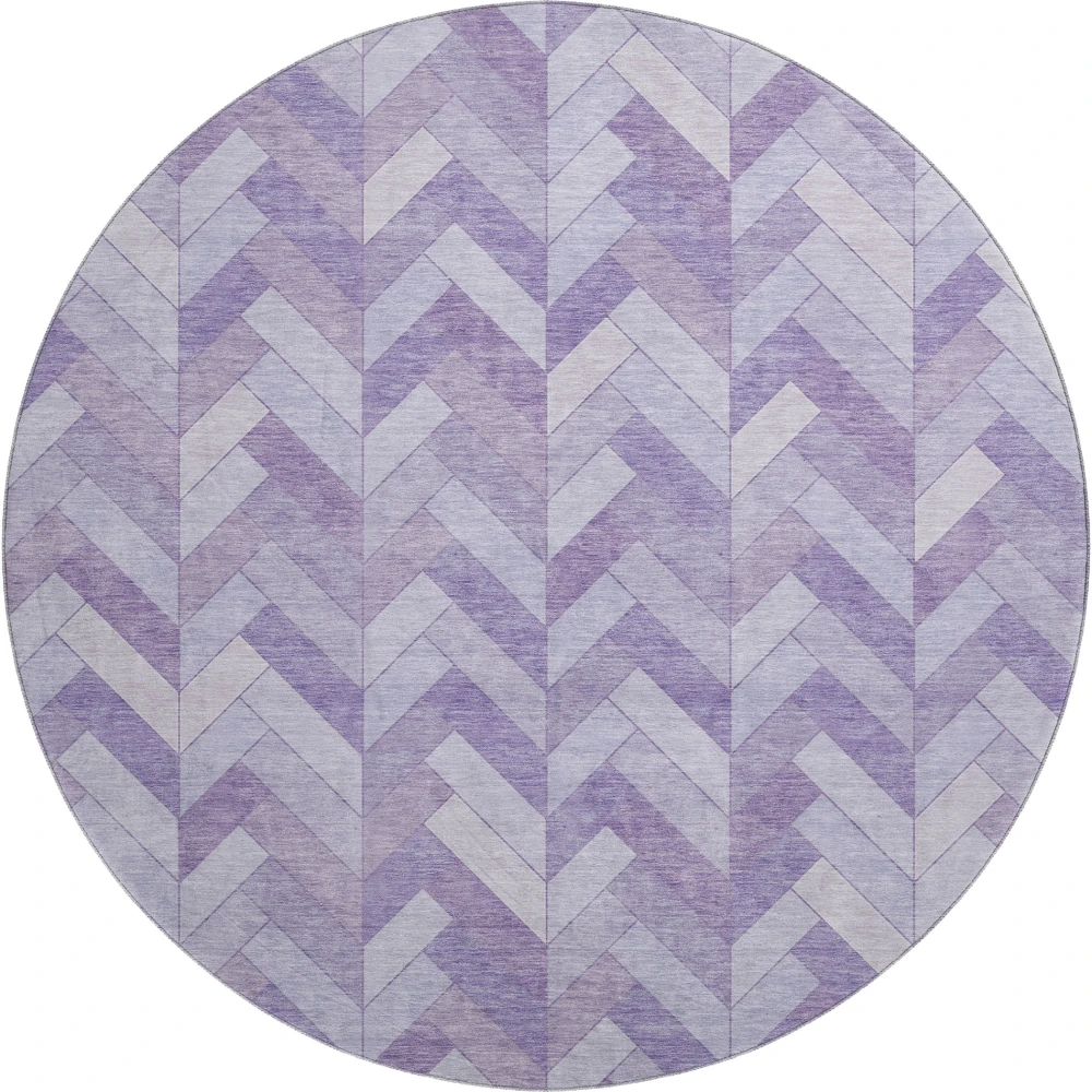 Mayfield AMF2297 Plum 8' x 8' Rug