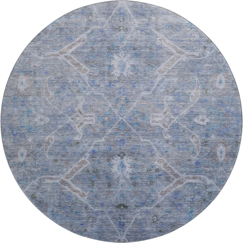 Mayfield AMF2298 Blue 8' x 8' Rug