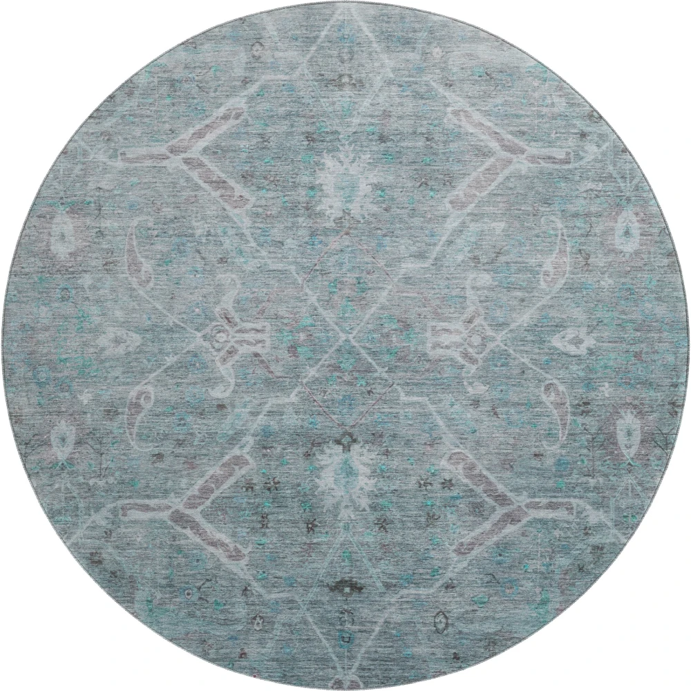 Mayfield AMF2298 Teal 8' x 8' Rug