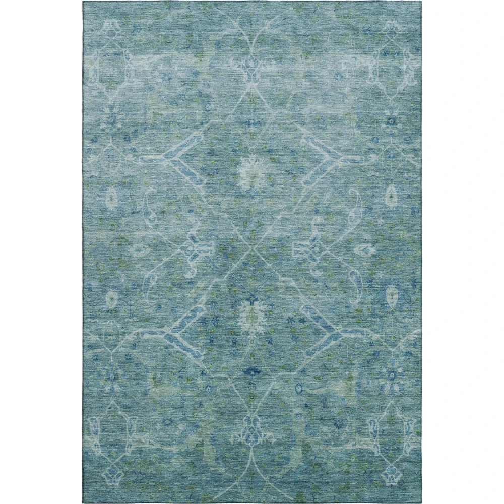 Mayfield AMF2298 Turquoise 3' x 5' Rug
