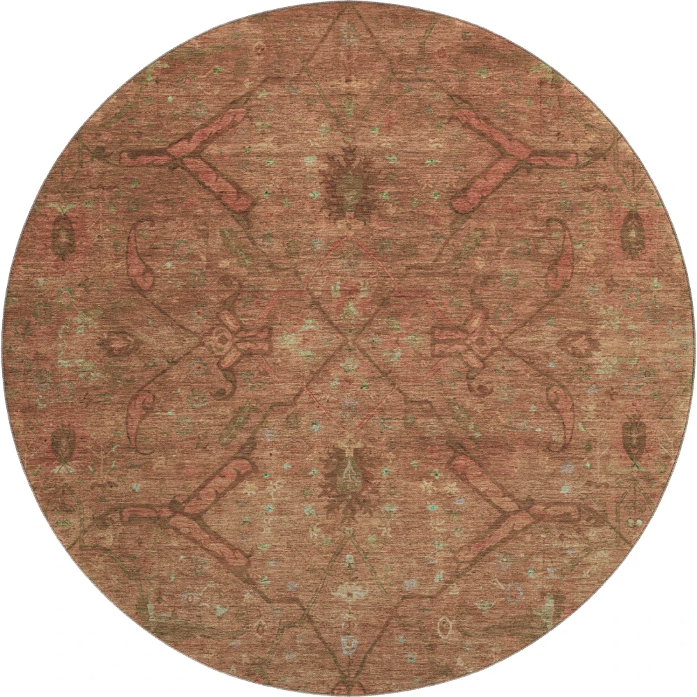 Mayfield AMF2299 Terracotta 8' x 8' Rug