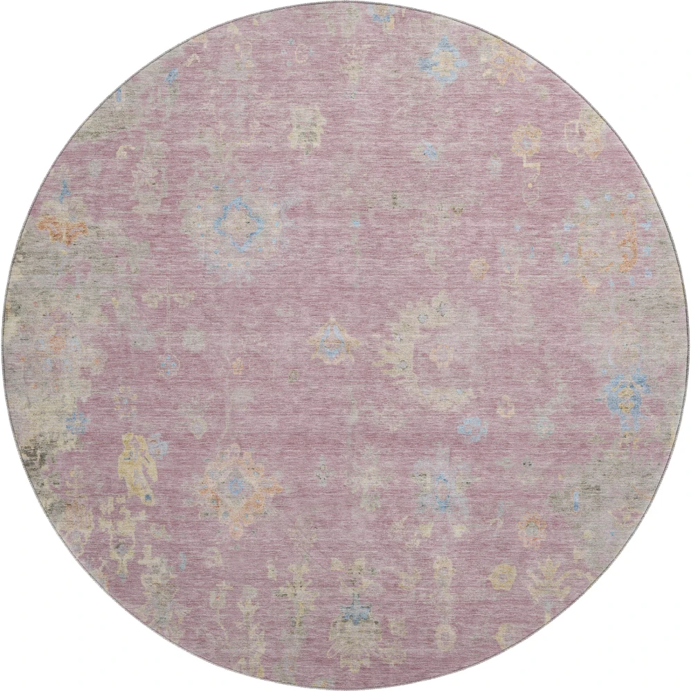 Mayfield AMF2302 Pink 8' x 8' Rug