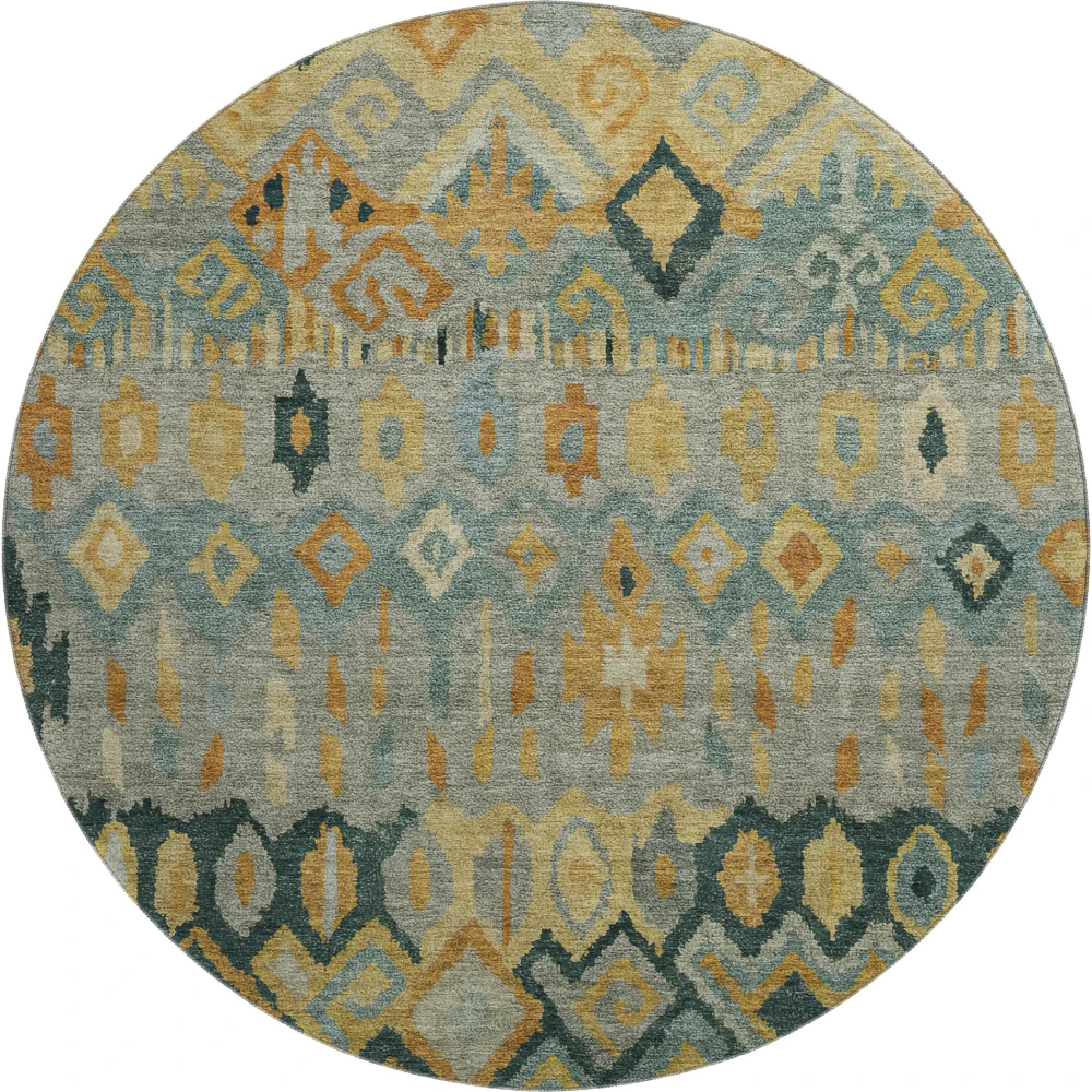 Mayfield AMF2303 Green 8' x 8' Rug