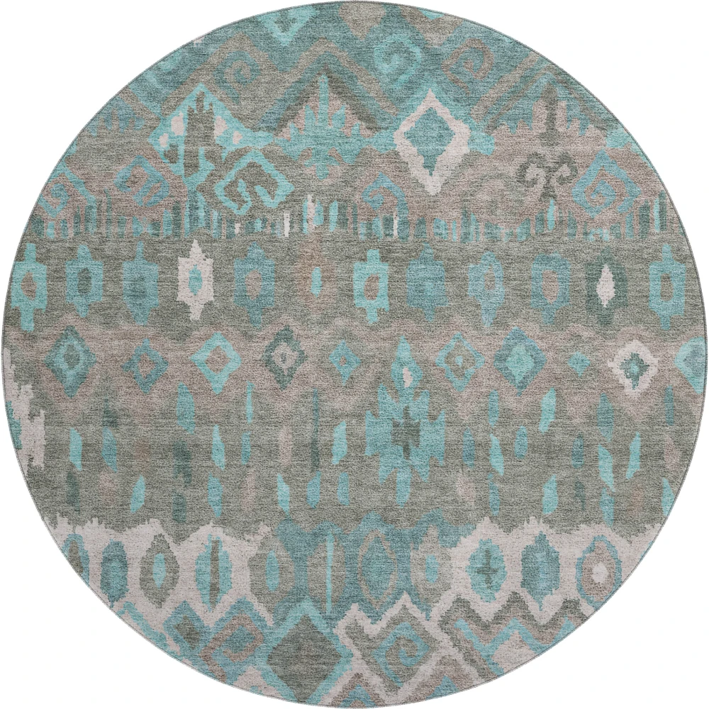 Mayfield AMF2304 Teal 8' x 8' Rug