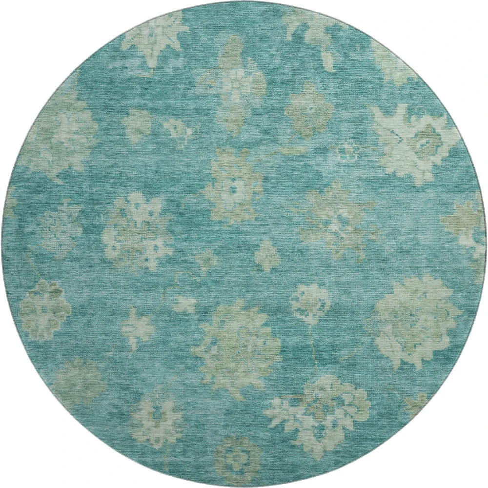Mayfield AMF2305 Teal 8' x 8' Rug
