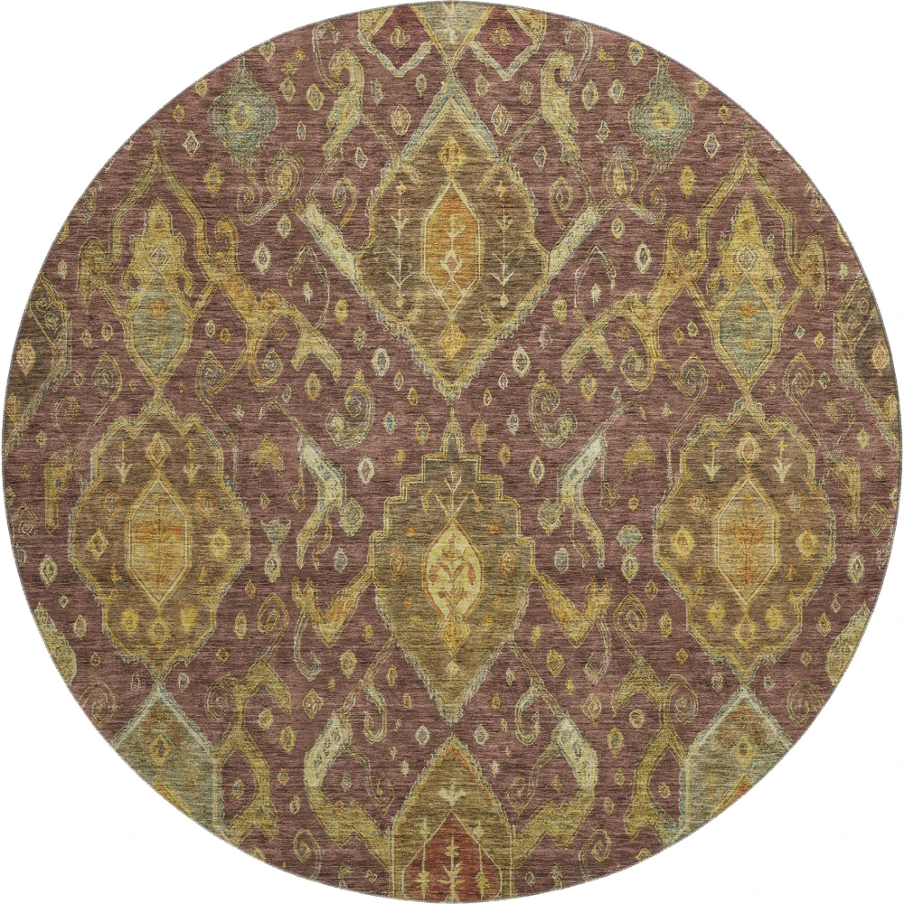 Mayfield AMF2306 Burgundy 8' x 8' Rug