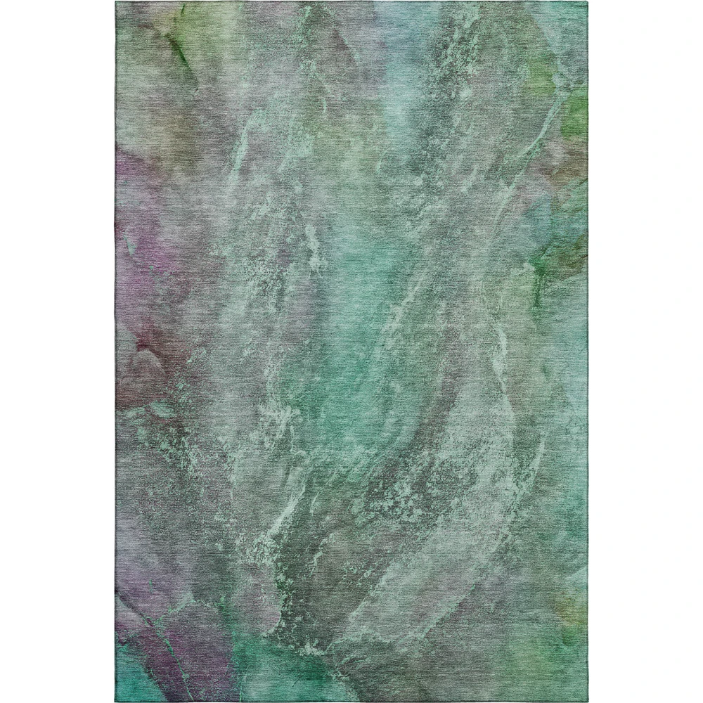 Mayfield AMF2307 Teal 3' x 5' Rug