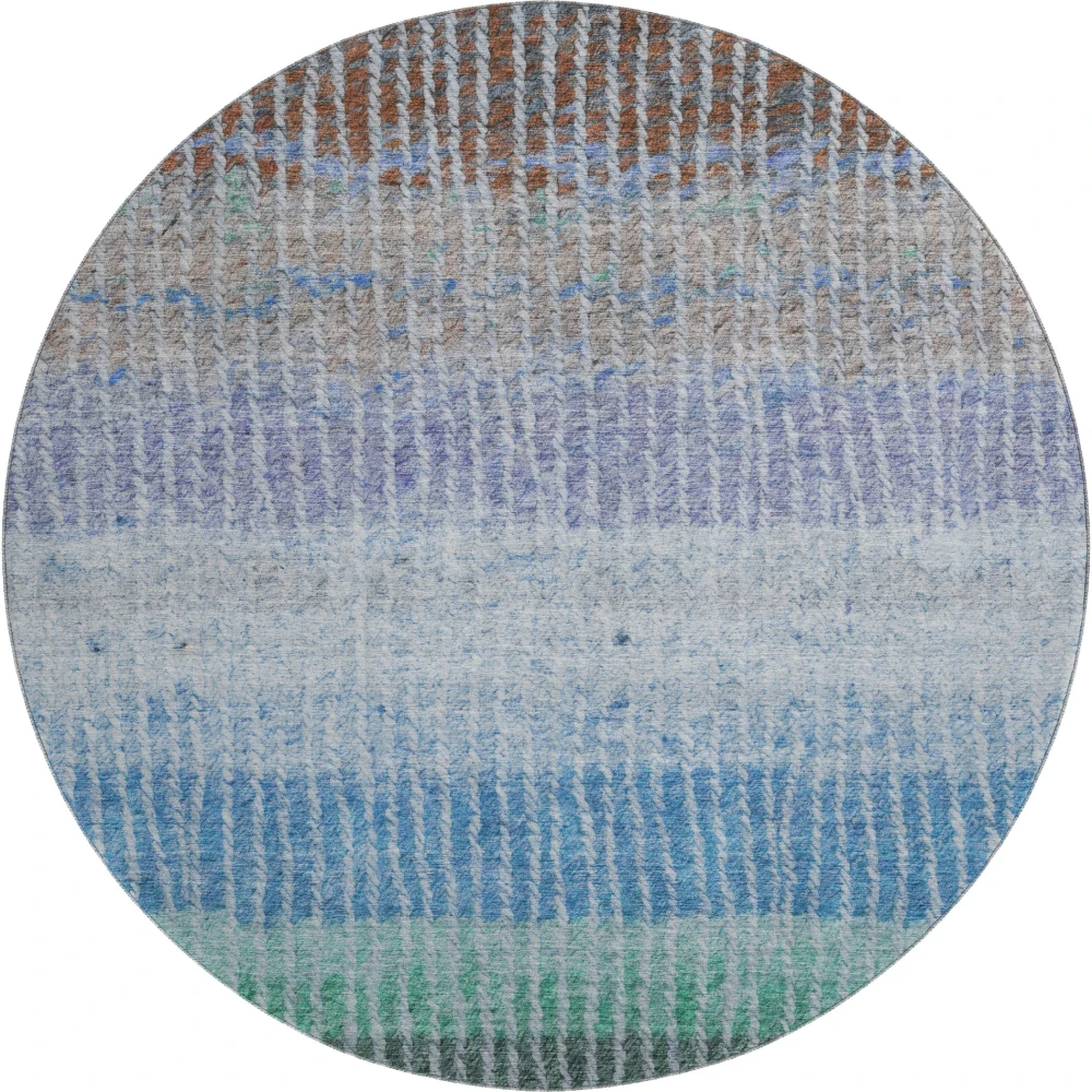 Mayfield AMF2314 Blue 8' x 8' Rug