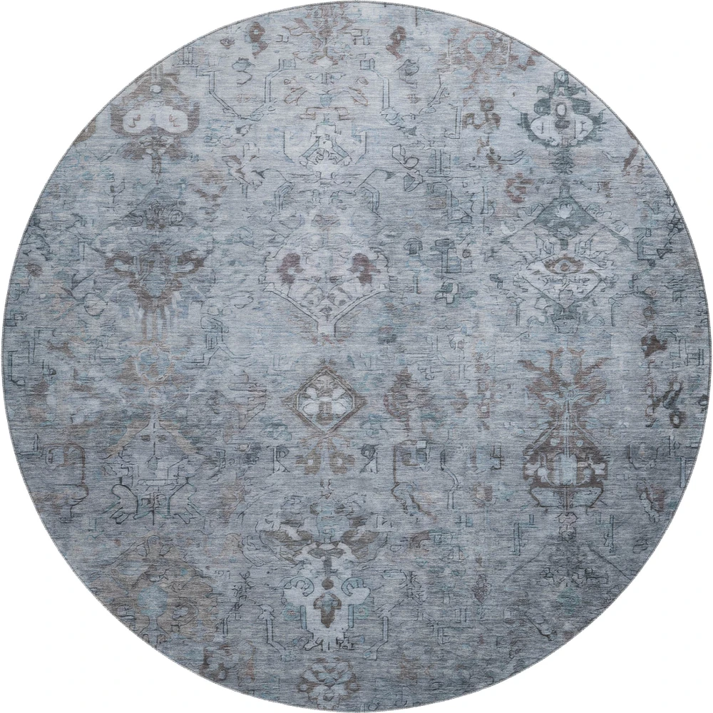 Mayfield AMF2320 Blue 8' x 8' Rug