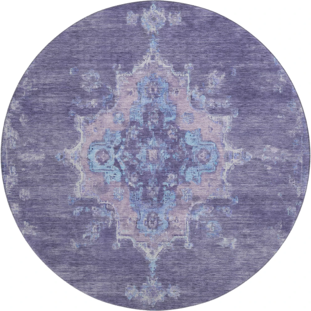 Mayfield AMF2321 Purple 8' x 8' Rug