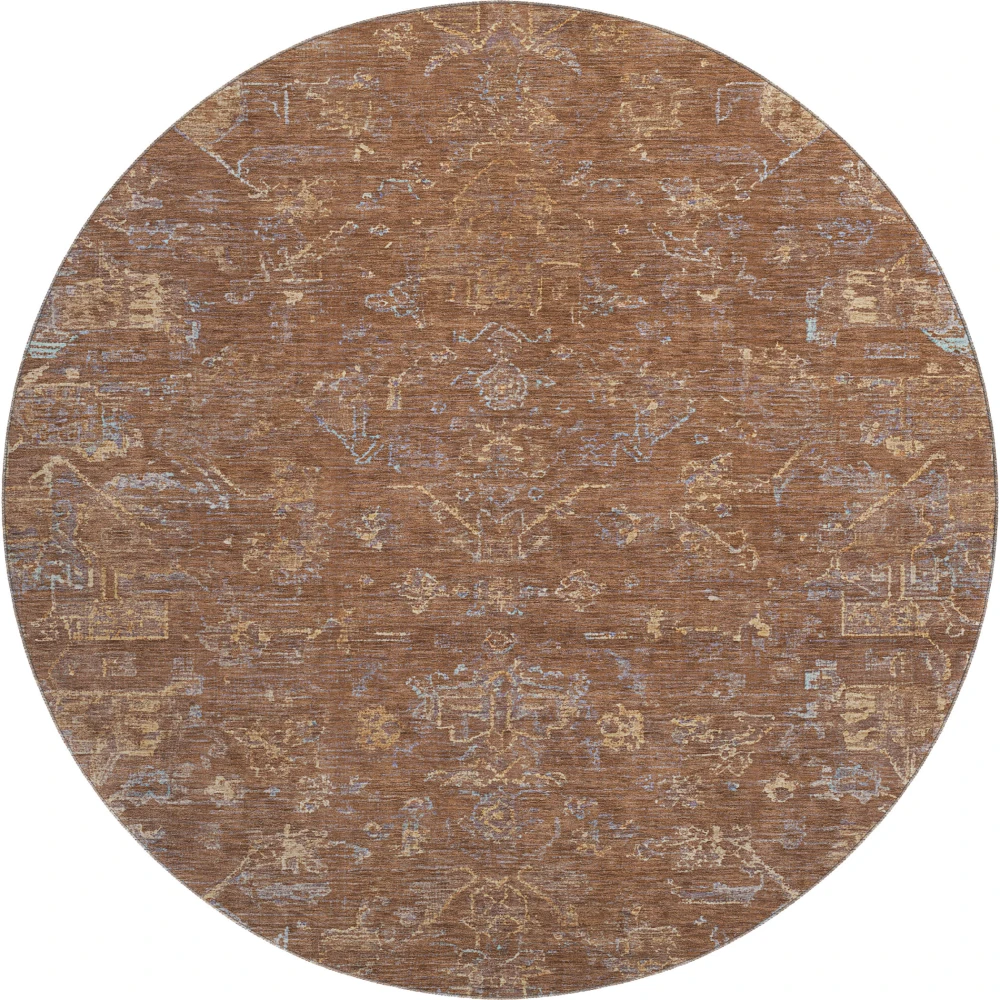 Mayfield AMF2322 Paprika 8' x 8' Rug