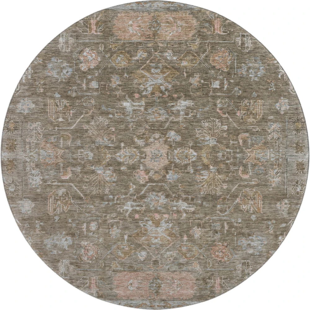 Mayfield AMF2323 Brown 8' x 8' Rug