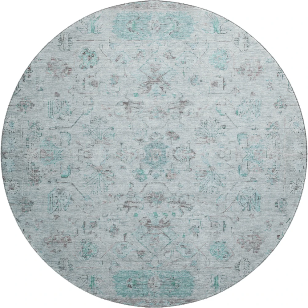 Mayfield AMF2323 Teal 8' x 8' Rug