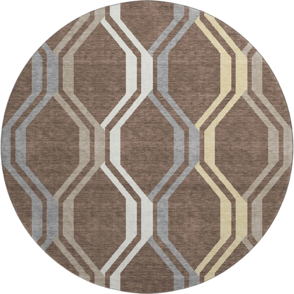 Mayfield AMF2326 Chocolate 8' x 8' Rug