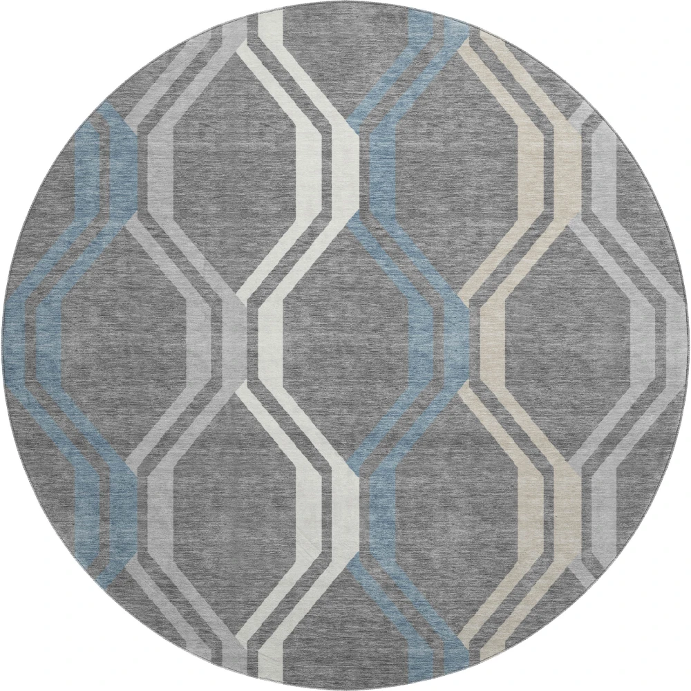 Mayfield AMF2326 Gray 8' x 8' Rug