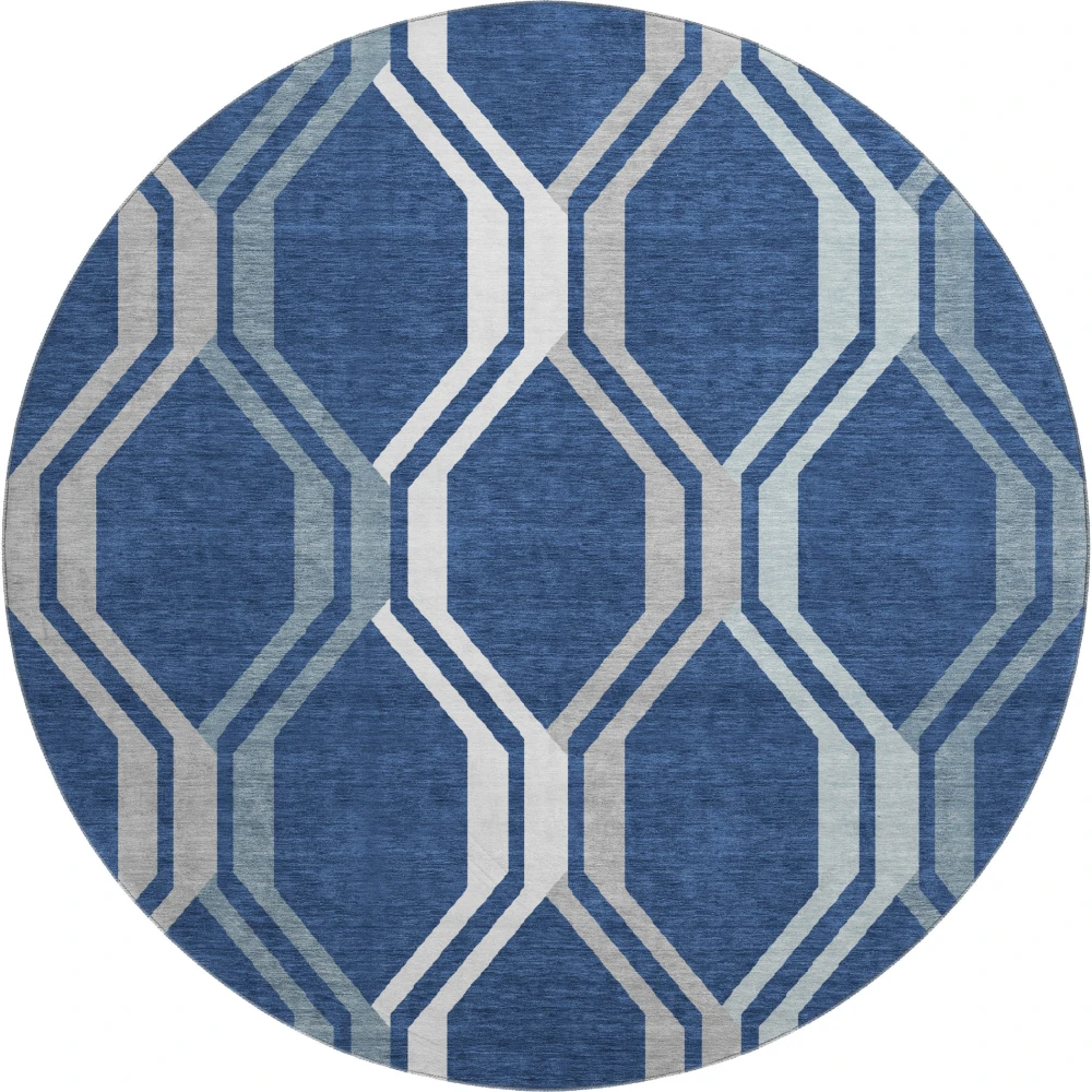 Mayfield AMF2326 Navy 8' x 8' Rug