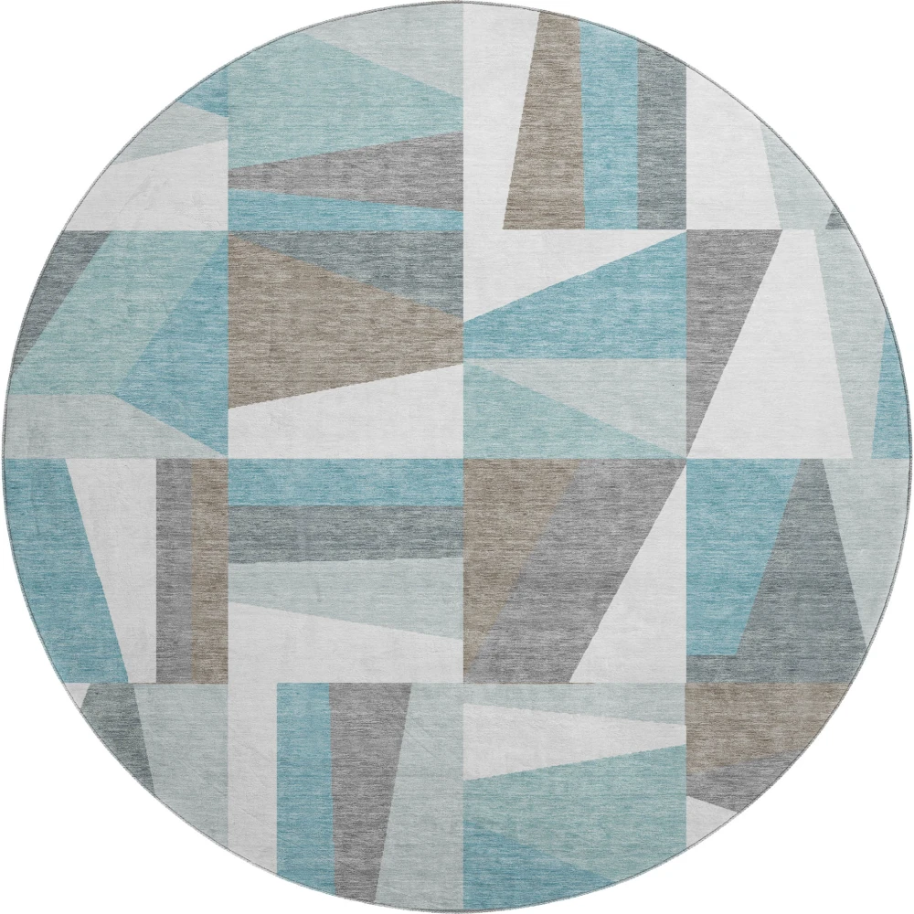 Mayfield AMF2327 Teal 8' x 8' Rug