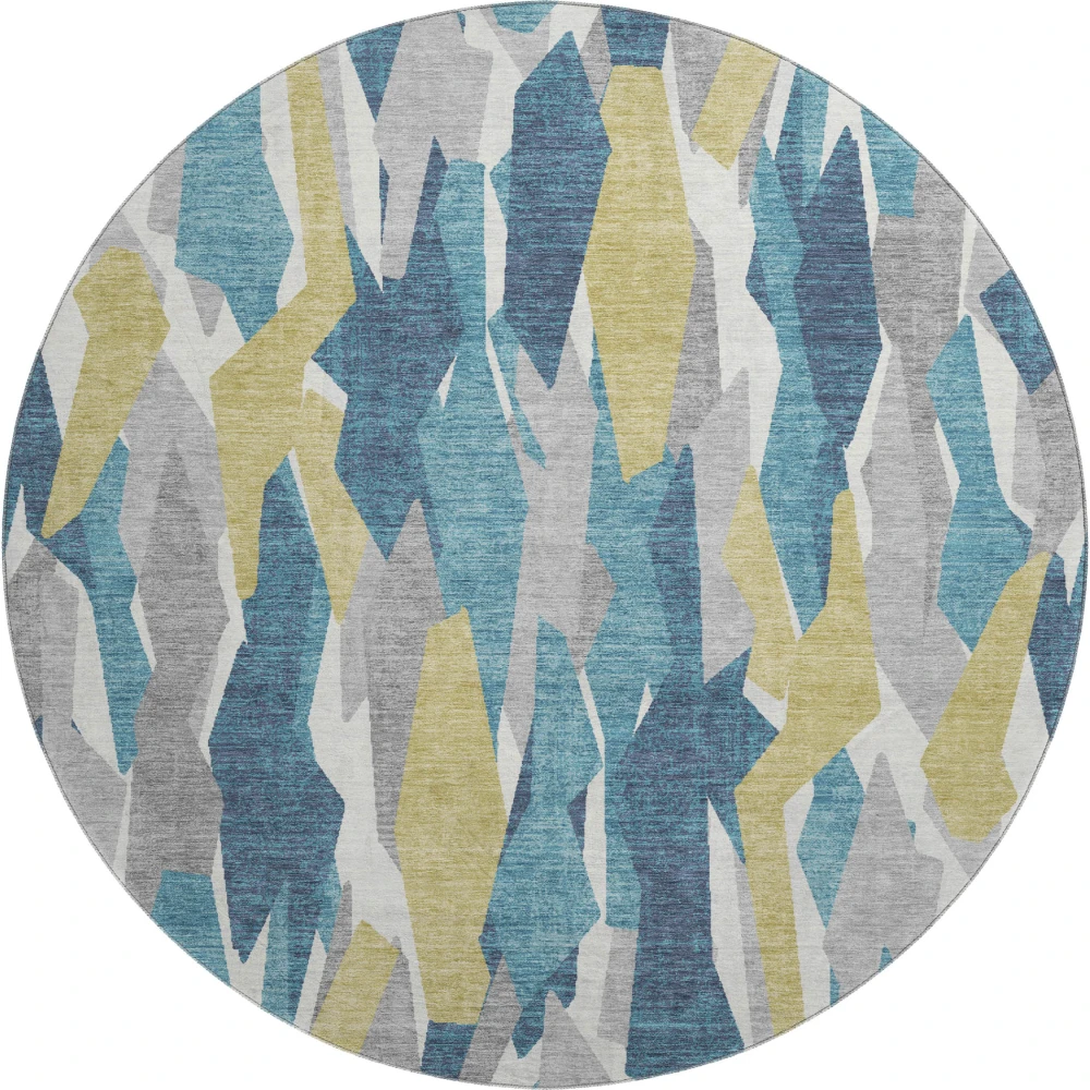 Mayfield AMF2329 Teal 8' x 8' Rug