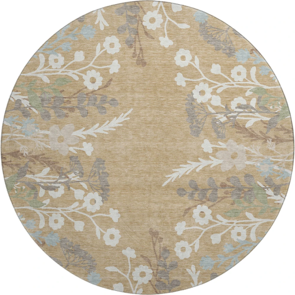Mayfield AMF2334 Gold 8' x 8' Rug